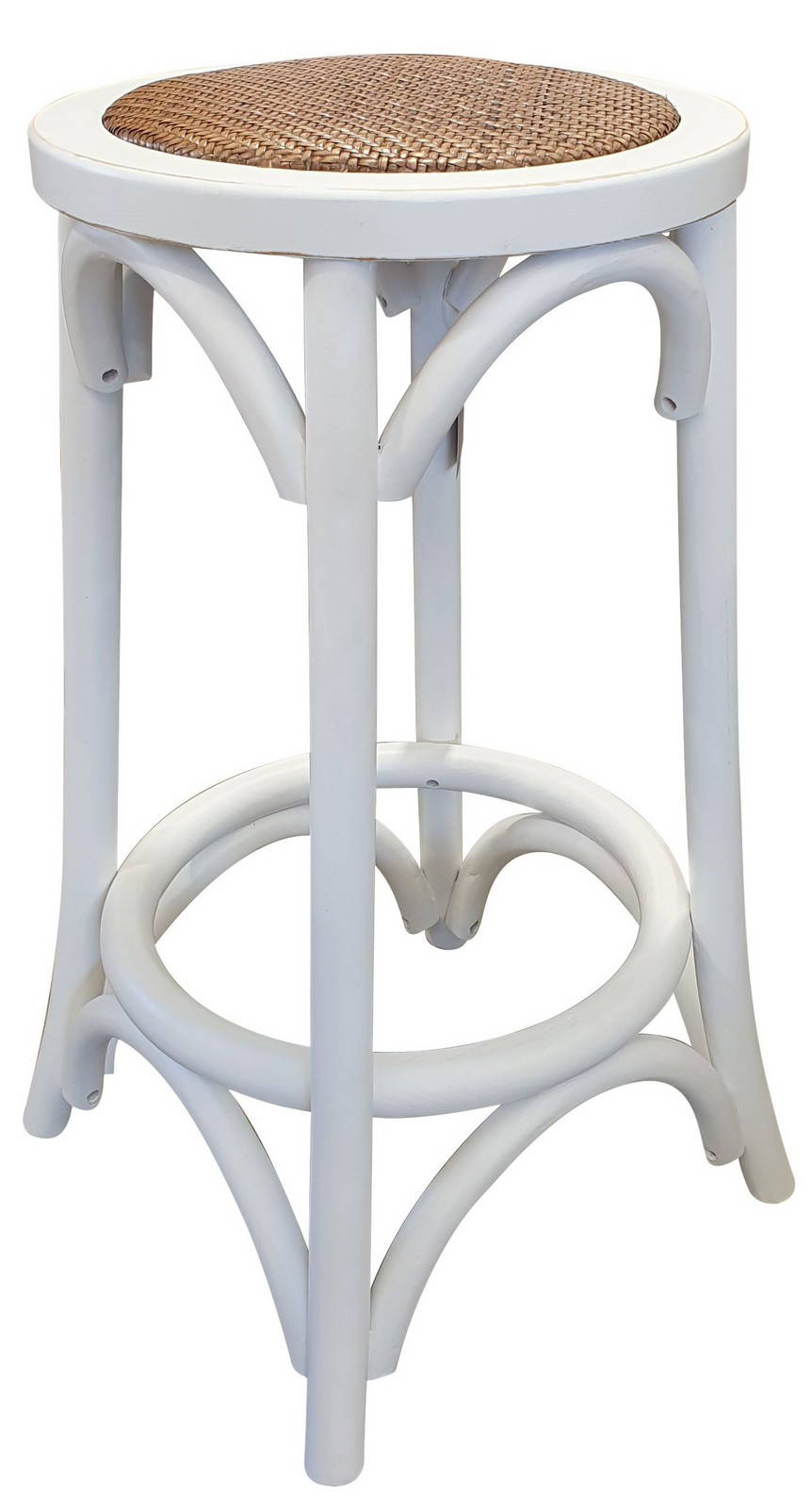 Coastal barstool white